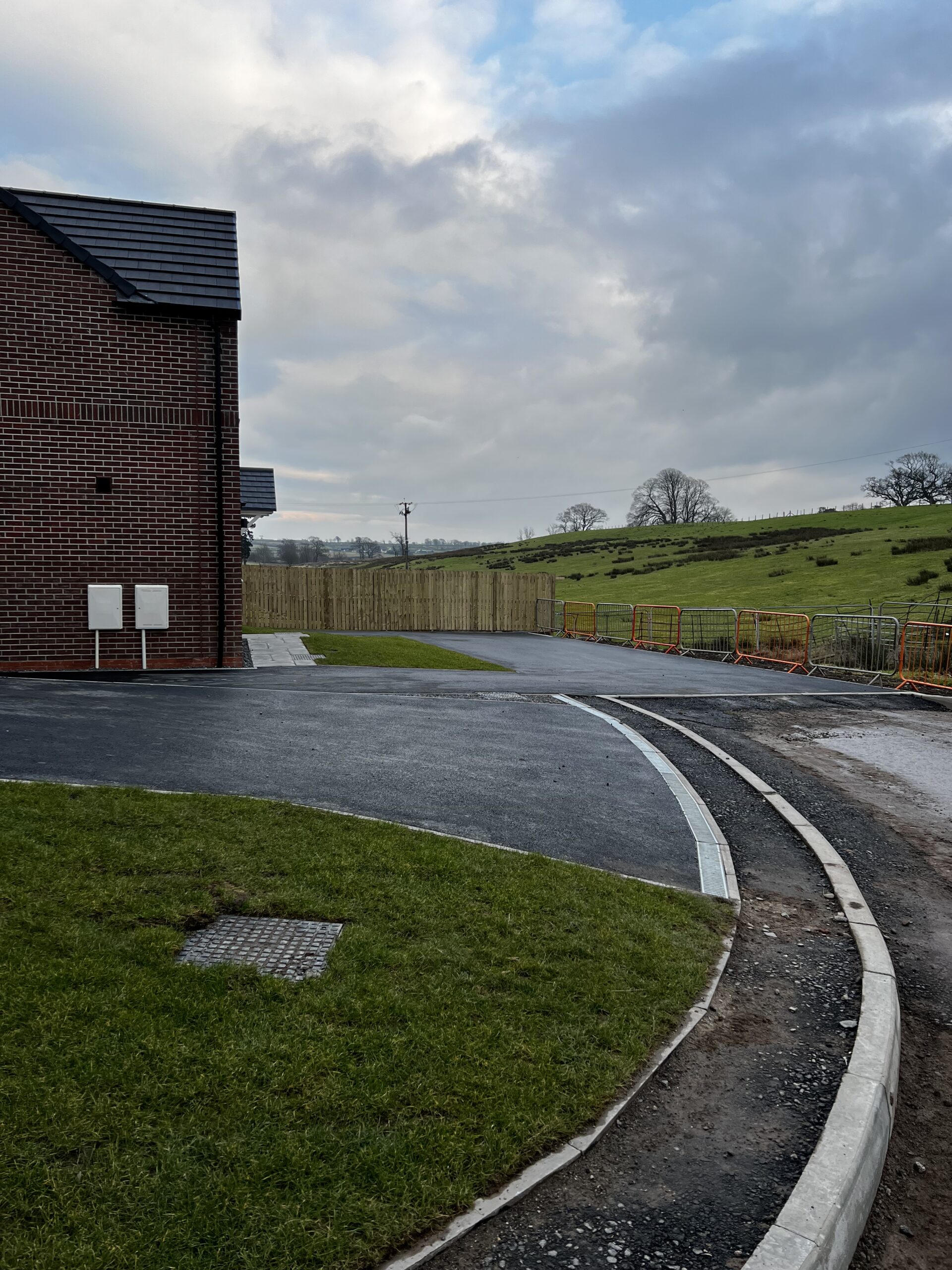 Private Road and ACO drainage on Chimes Bank